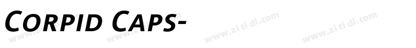 Corpid Caps字体转换